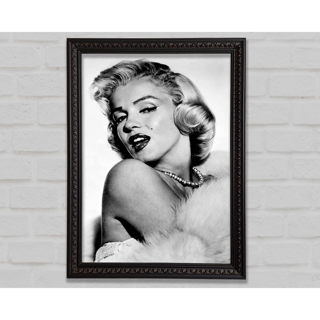 Marilyn Monroe Glamour - Einzelner Bilderrahmen Kunstdrucke