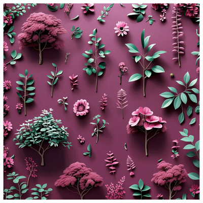 Tapisserie florale - Décoration murale nature