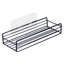 Ensemble de 2 tablettes de rangement pour salle de bain, support mural sans perçage