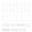 Soissons 206cm W x 41cm D Metal Iron Arbour in Clear