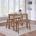 Colynn Counter Height Rubberwood Solid Wood Dining Set