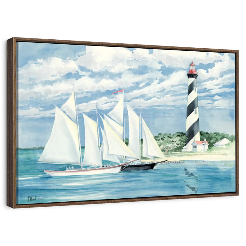 Passing The Light, Floating Frame Walnut, 31" X 21"