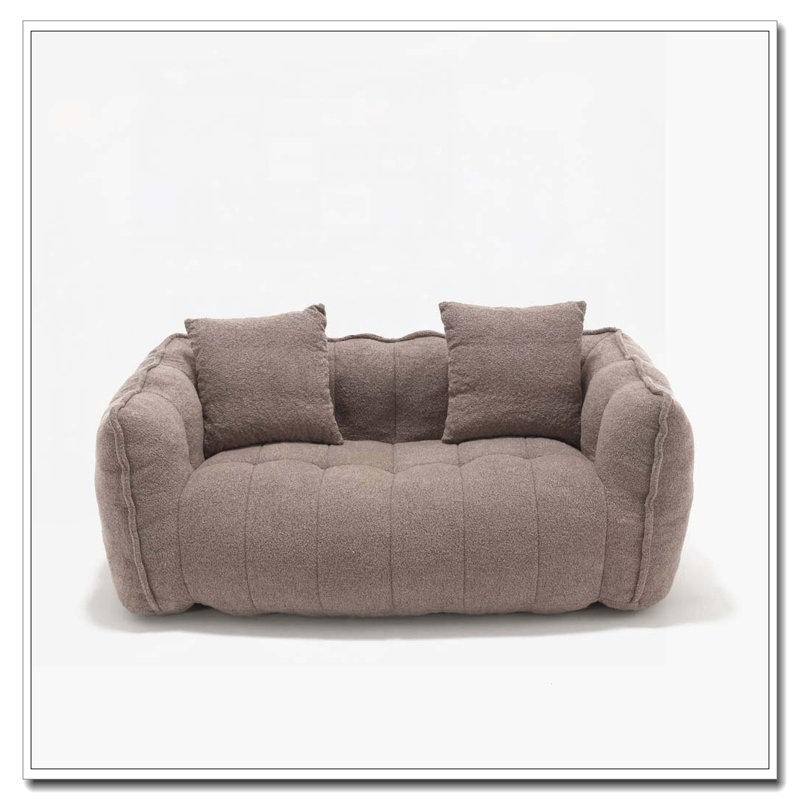 Canapé en chenille, Brun