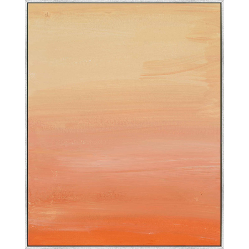 «Knipe Daydream 4» par Andrea Stokes - impression d'un seul cadre, Toile avec cadre argenté, H 25 po x l 20 po x P 1,25 po