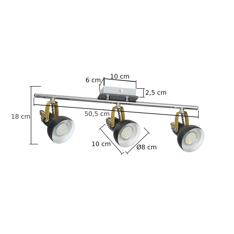 Samson 50.5cm 3 -Light Track Kit