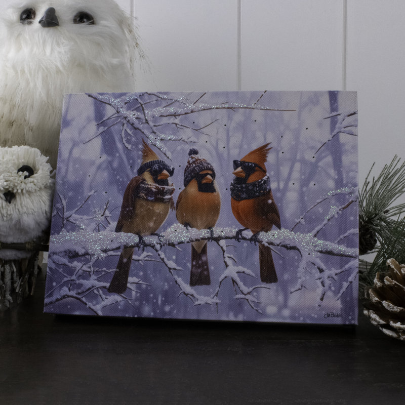Cardinal Row 8x6 Lighted Tabletop Canvas