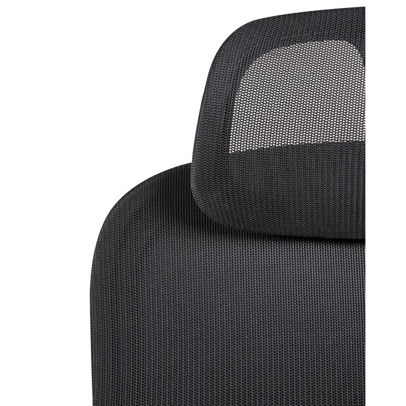 Brayden Studio Office Chair with Headrest, Black