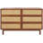 Andreq 46.93'' W 6-Drawer Double Dresser-701655444