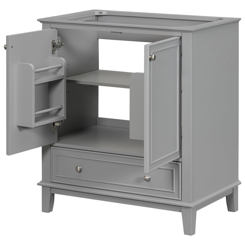 Meuble-lavabo 30 po sans lavabo, Gris