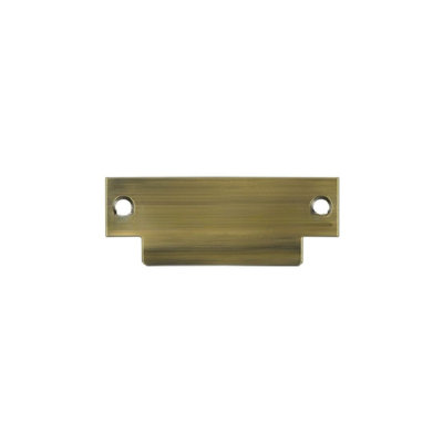 Deltana SPBDB478U26D ANSI Blank T- Strike, 4-7/8" x 1-1/4", Without Hole in Brushed Chrome