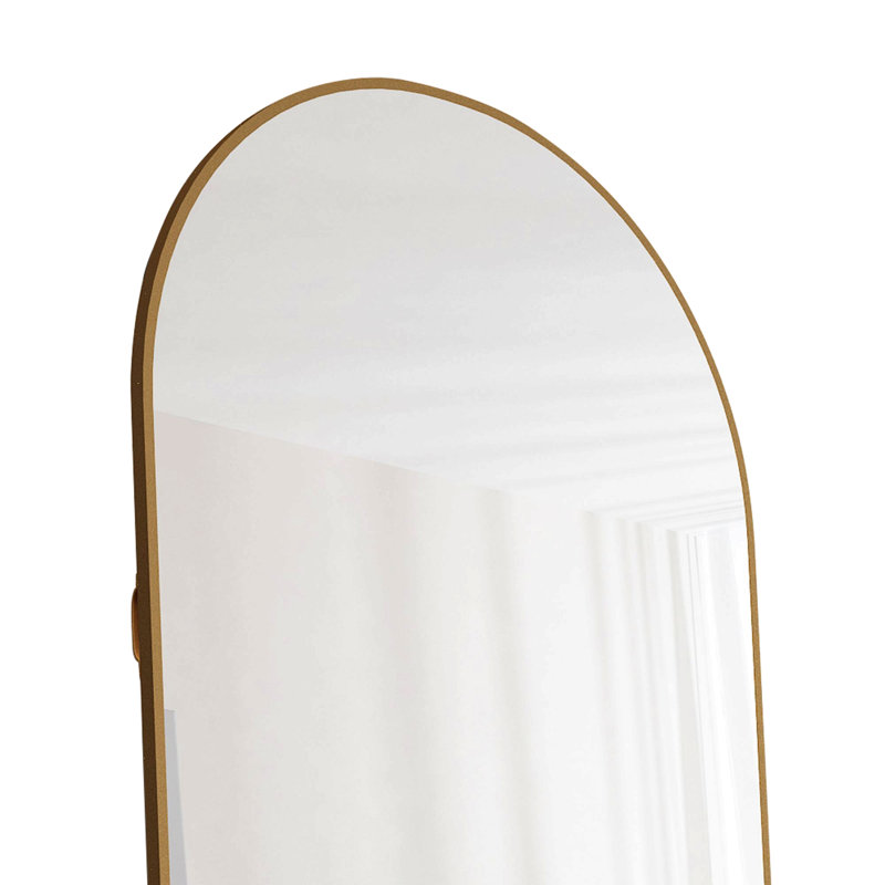 Miroir de salle de bain, Doré