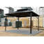 Pavillon de jardin à double toit Larkin avec acier galvanisé et aluminium