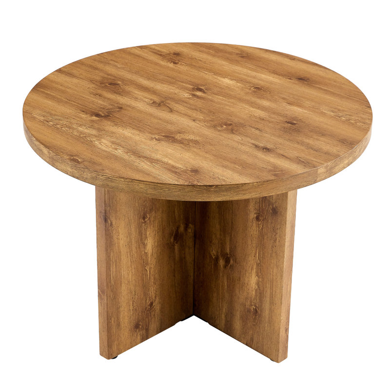 Table de cuisine ronde de 42 po, solide et fonctionnelle pour la maison, le bureau, le café, le restaurant, le bar à vin, la table de salle à manger de conférence de 42 po 4-6 po, matériel, décoration pratique