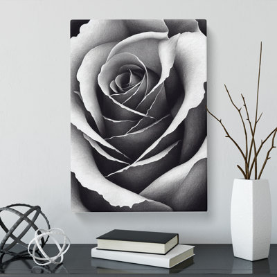 Rose Stippling - Wrapped Canvas
