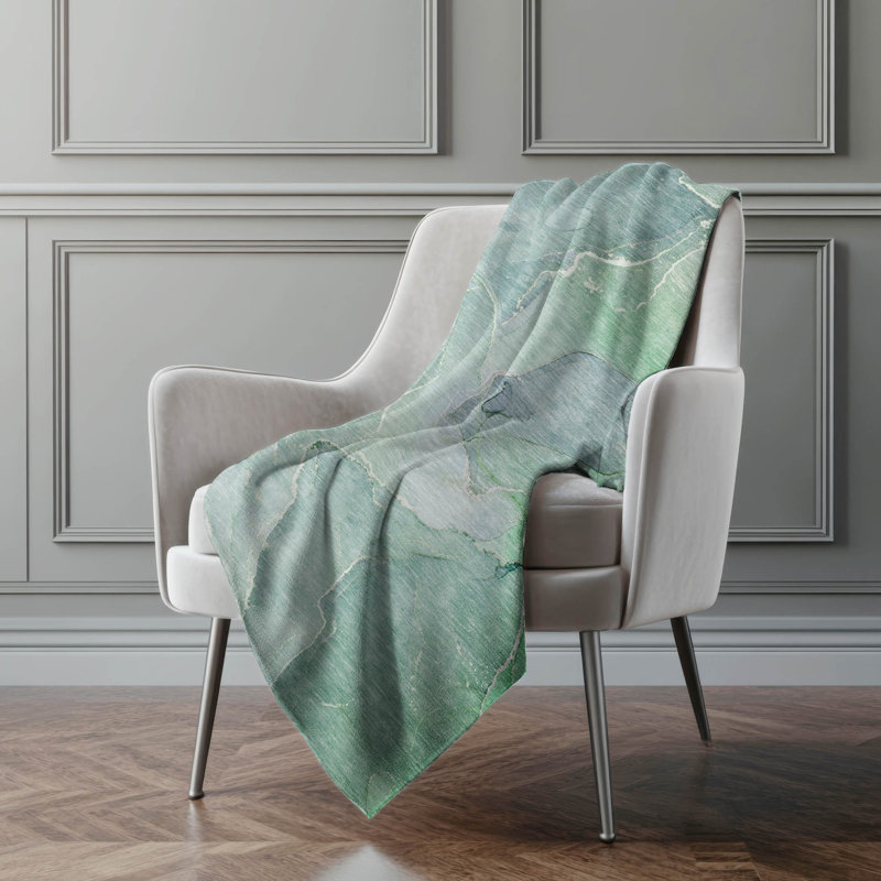 Jeté en sherpa Addison, Bleu sarcelle