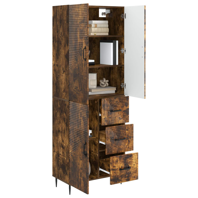 Storage Cabinet, Smoked Oak