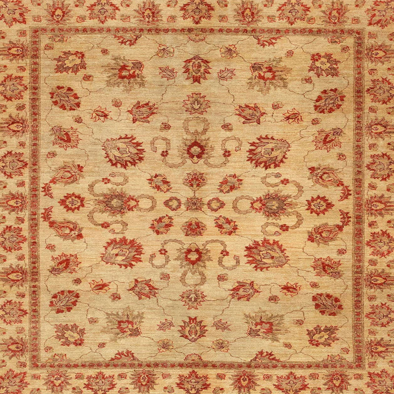 Abstract Indoor Rug, Square 3'