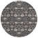 Machine Washable Indoor/Outdoor Cicel ACN1155 Black Rug