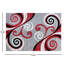 Tapis intérieur à motif abstrait tourbillonnant Aarley-Ray-811996077