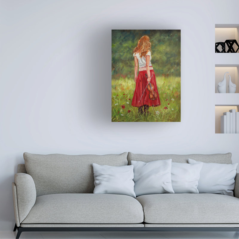 Art sur toile David Stribble The Violinist, H 14 po x l 19 po