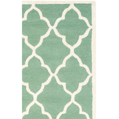 Cannen Hand Tufted Wool Geometric Rug