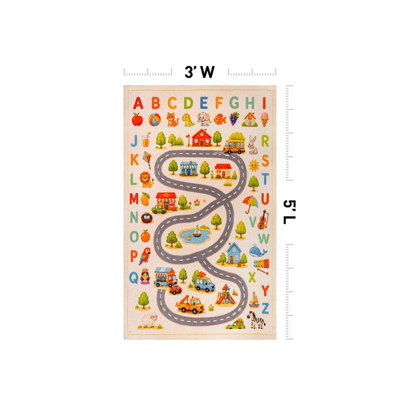 Sonya Washable Indoor Rug, 3'x5'