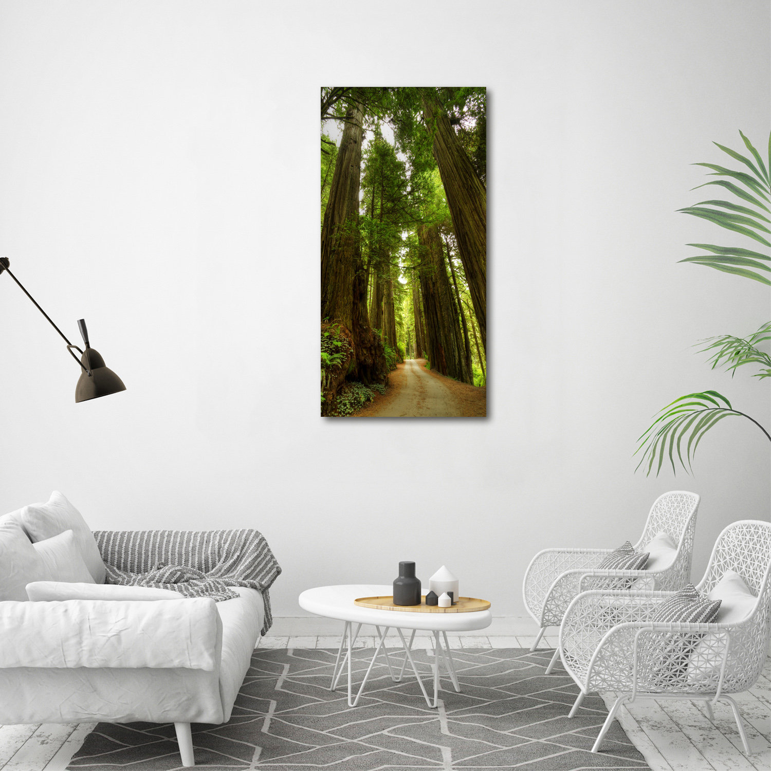 Union Rustic Path In The Forest - Wrapped Canvas Art Prints | Wayfair.co.uk