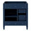 Armoire de rangement de salle de bain avec 2 tiroirs et un tiroir basculant pour la maison-1527356128