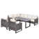 Ensemble de conversation modulaire avec coussins 4 pièces Nazime Karlshamn