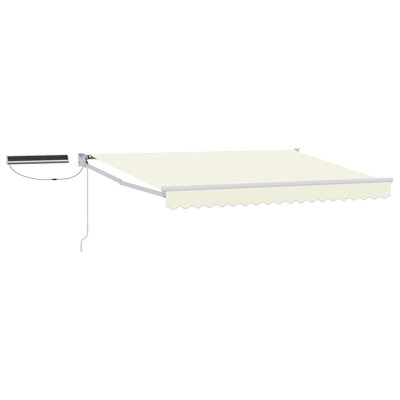 VidaXL Polyester Cover Retractable Patio Awning