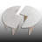 2 Pieces Round Nesting Coffee Table Set-1849569049