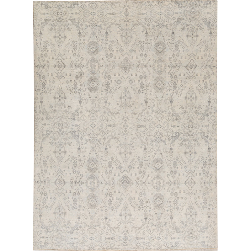 Wool Ikat Area Rug
