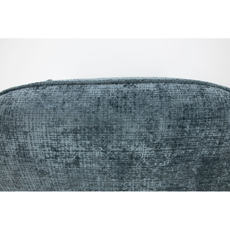 Dallas Swivel Chair, Aegean Blue Green Velvet