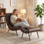 Faux Leather Accent Chair