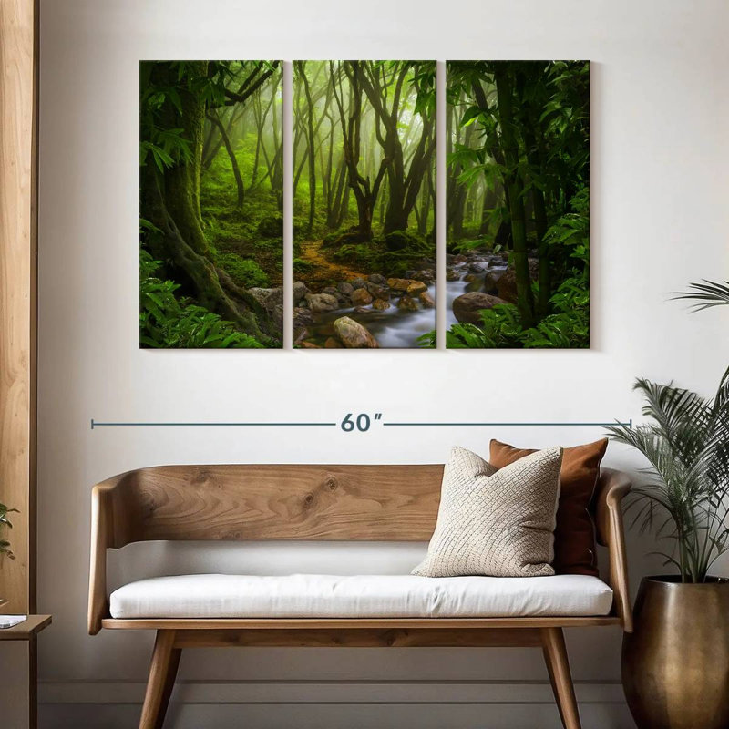 Alvord - forêt tropicale mystique, H 32 po x l 50 po