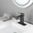 Single Handle Bathroom Vanity Sink Faucet with Waterfall Spout-115721417
