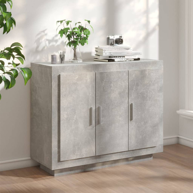 Jahmauri 92cm Sideboard, Concrete Grey