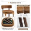 Chaise d'appoint rembourrée en similicuir-1180186959