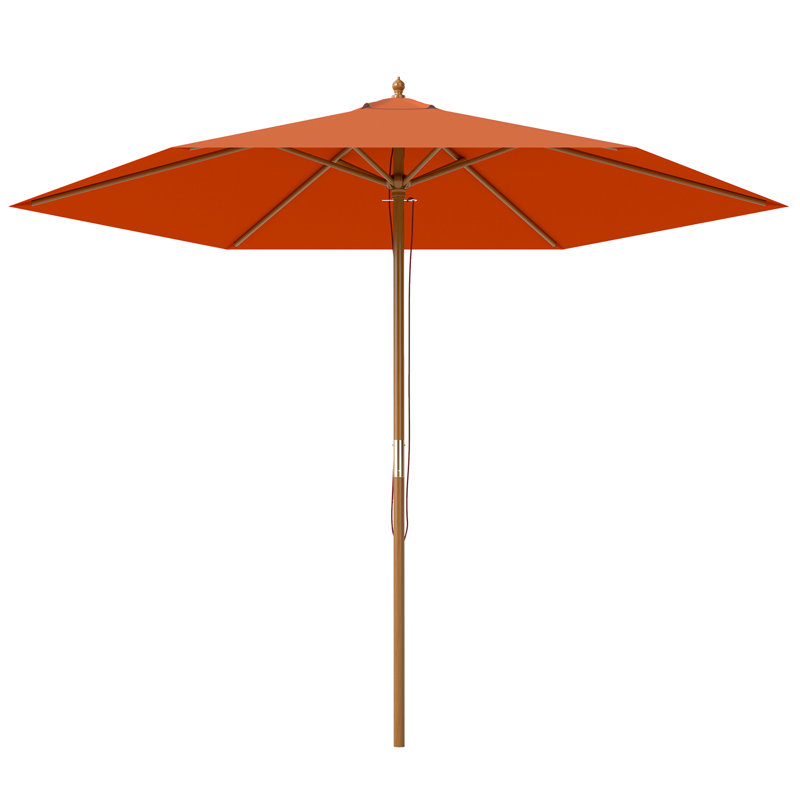 250cm Market Parasol, Orange