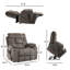 Fauteuil inclinable rembourré Khelani-1706812197