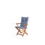 Foldable Outdoor Patio Dining Side Chair with Cushion-48754812