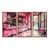 Toile avec cadre flottant brun
