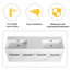 Meuble-lavabo mural 60 po avec lavabo épais 60 po-1082507201