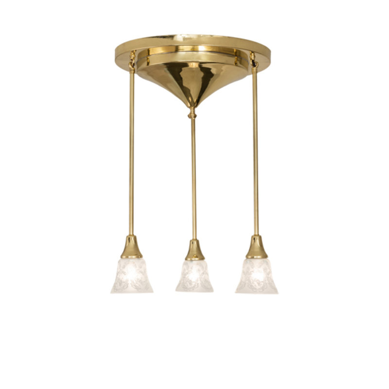 Amiley 3 - Light Gold Cluster Pendant