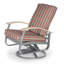 Chaise de patio pivotante avec coussin Askar-19643660-19643684-19643686
