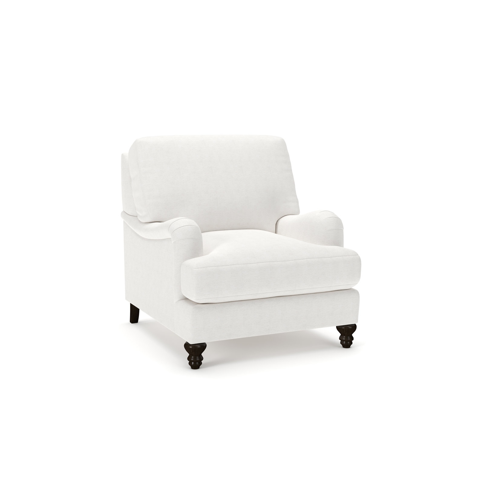 Walters Armchair, Nomad Snow Crypton® Chenille