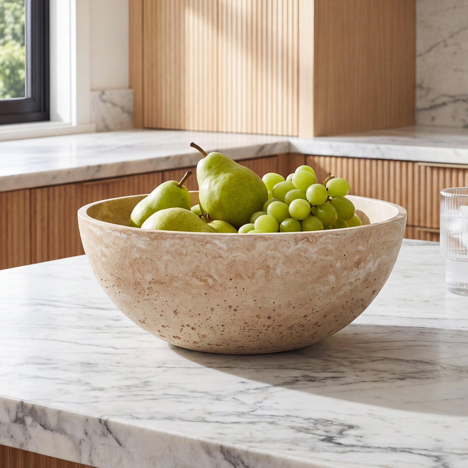 Jessa Sandstone Salad Bowl
