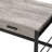 Disho  Light Weathered Oak & Black Finish Writing Desk W/USB