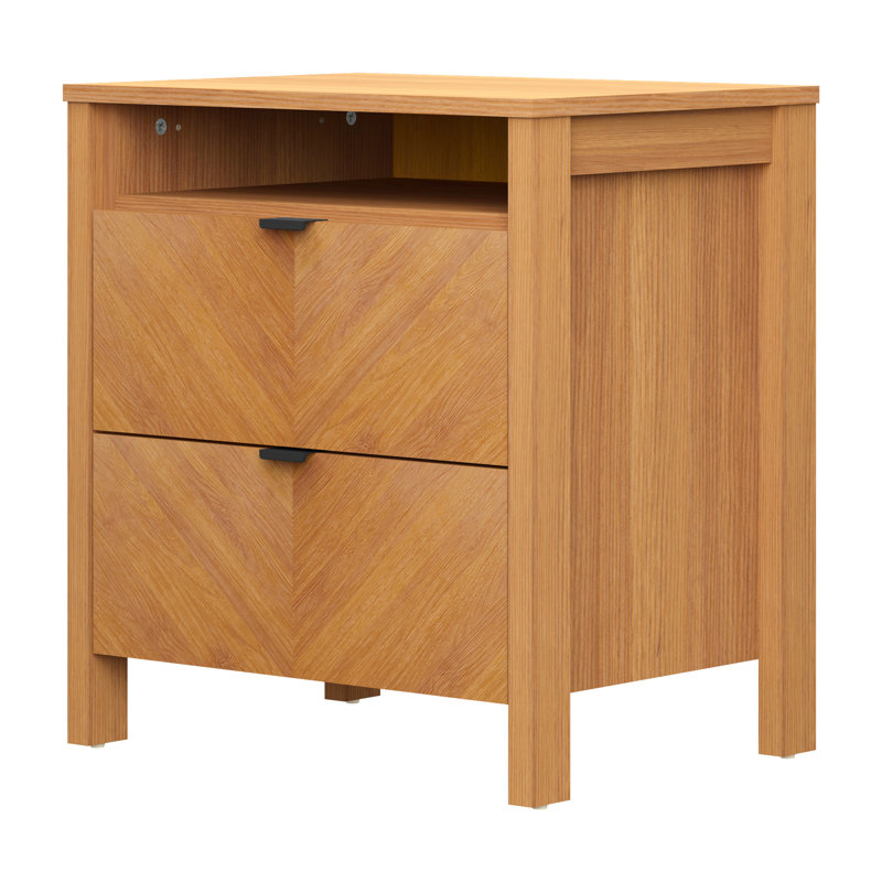 Allysyn 22.7“H 2 Drawer Nightstand