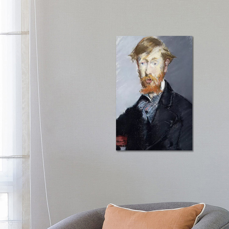 George Moore by Edouard Manet - Wrapped Canvas Painting